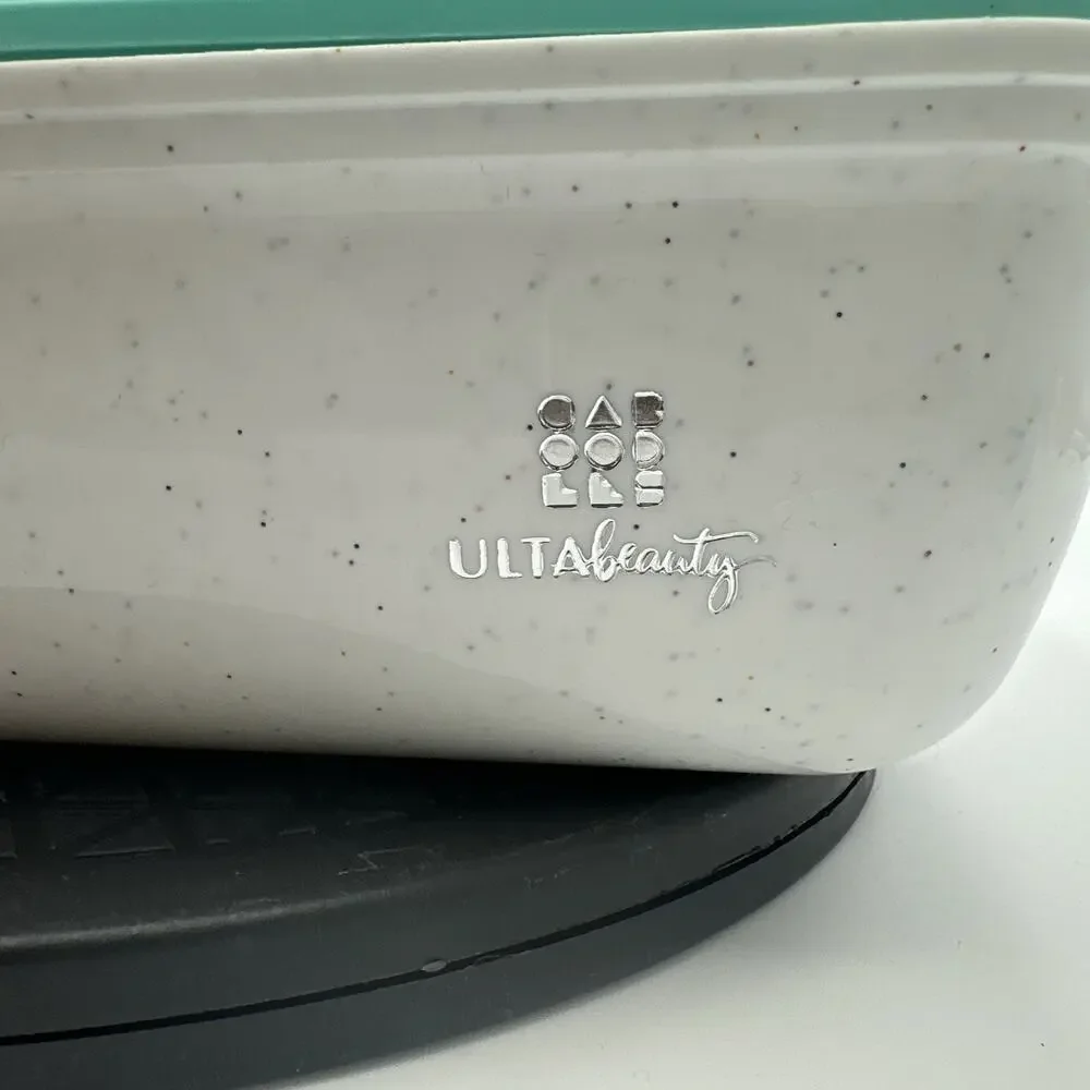 Caboodles Ulta Beauty Two Tone Funfetti Sparkle Makeup Storage Case With Mirror